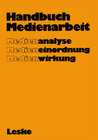 Buchcover Handbuch Medienarbeit