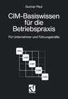 Buchcover CIM-Basiswissen für die Betriebspraxis