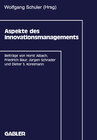 Buchcover Aspekte des Innovationsmanagements