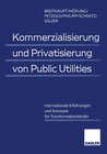 Buchcover Kommerzialisierung und Privatisierung von Public Utilities