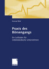 Buchcover Praxis des Börsengangs