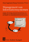 Buchcover Management von Informationssystemen