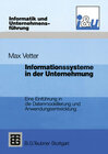 Buchcover Informationssysteme in der Unternehmung