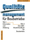 Buchcover Qualitäts management für Baubetriebe