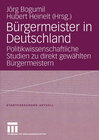 Buchcover Bürgermeister in Deutschland