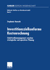 Buchcover Investitionszielkonforme Kostenrechnung