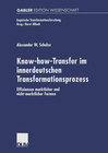 Buchcover Know-how-Transfer im innerdeutschen Transformationsprozess