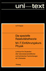 Buchcover Die spezielle Relativitätstheorie M.I.T. Einführungskurs Physik