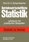 Buchcover Betriebswirtschaftliche Statistik