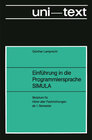 Buchcover Einführung in die Programmiersprache SIMULA