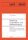 Buchcover Einführung in die Wärme- und Stoffübertragung