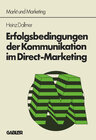 Buchcover Erfolgsbedingungen der Kommunikation im Direct-Marketing