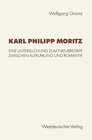Buchcover Karl Philipp Moritz