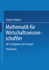 Buchcover Mathematik für Wirtschaftswissenschaftler