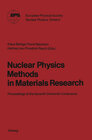 Buchcover Nuclear Physics Methods in Materials Research