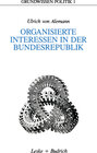 Buchcover Organisierte Interessen in der Bundesrepublik