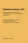 Buchcover Politikfeld-Analysen 1979