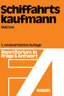 Buchcover Schiffahrtskaufmann