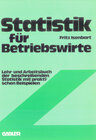Buchcover Statistik für Betriebswirte
