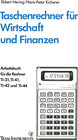 Buchcover Taschenrechner für Wirtschaft und Finanzen