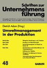 Buchcover Umweltmanagement in der Produktion
