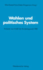 Buchcover Wahlen und politisches System