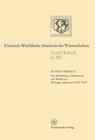 Buchcover Zur Entstehung, Authentizität und Kritik von Brünings „Memoiren 1918–1934“