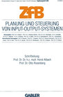 Buchcover Planung und Steuerung von Input-Output-Systemen