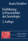 Buchcover Einführung in Praxisfelder der Soziologie