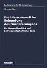 Buchcover Die bilanzsteuerliche Behandlung des Finanzvermögens