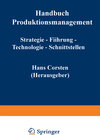 Buchcover Handbuch Produktionsmanagement