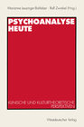 Buchcover Psychoanalyse heute