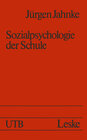 Buchcover Sozialpsychologie der Schule