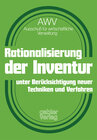 Buchcover Rationalisierung der Inventur unter Berücksichtigung neuer Techniken und Verfahren