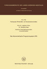 Buchcover Das ökonometrische Programmsystem EPS
