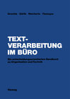 Buchcover Textverarbeitung im Büro