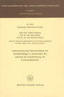 Buchcover Untersuchung des Plasmazustands von Schaltlichtbögen in strömendem SF6 während der Unterbrechung von Kurzschlußströmen