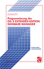 Buchcover Programmierung des OS/2 Extended Edition Database Manager