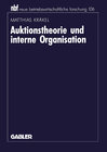 Buchcover Auktionstheorie und interne Organisation