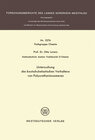 Buchcover Untersuchung des kautschukelastischen Verhaltens von Polyurethanionomeren