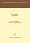 Buchcover Über Ungleichungen vom Bernstein-Nikolskii-Riesz-Typ in Banach Räumen