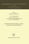 Buchcover Physikalisch-chemisches Verhalten von Wolle in organischen Lösungsmittelsystemen