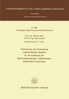 Buchcover Entwicklung und Anwendung mathematischer Modelle für die Erfassung der Strömungsvorgänge in gasbeheizten industriellen F