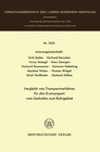 Buchcover Vergleich von Transportverfahren für den Erztransport vom Seehafen zum Ruhrgebiet