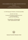 Buchcover Konzentration und Kooperation in der Textilwirtschaft der BRD