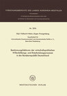 Buchcover Bestimmungsfaktoren der wirtschaftspolitischen Willenbildungs- und Entscheidungsprozesse in der Bundesrepublik Deutschla