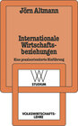 Buchcover Internationale Wirtschaftsbeziehungen