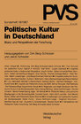 Buchcover Politische Kultur in Deutschland