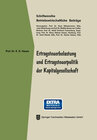 Buchcover Ertragsteuerbelastung und Ertragsteuerpolitik der Kapitalgesellschaft