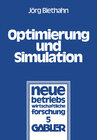 Buchcover Optimierung und Simulation